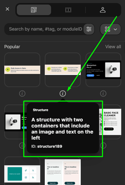 Module name and description
