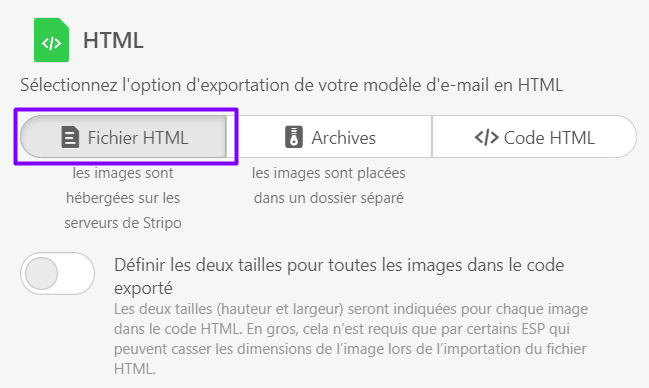 Téléchargement de votre modèle d'e-mail Mailchimp sous forme de fichier HTML Téléchargement de votre modèle d'e-mail Mailchimp sous forme de fichier HTML