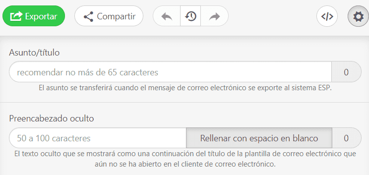 Configuración _ Correo Electrónico de Bienvenida Línea de Asunto y Preencabezado Configuración _ Correo Electrónico de Bienvenida Línea de Asunto y Preencabezado