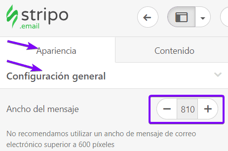 Ancho Personalizado del Correo Electrónico de Bienvenida Ancho Personalizado del Correo Electrónico de Bienvenida