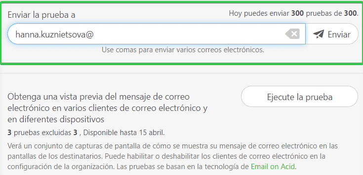 Prueba de Correo Electrónico de Bienvenida Prueba de Correo Electrónico de Bienvenida