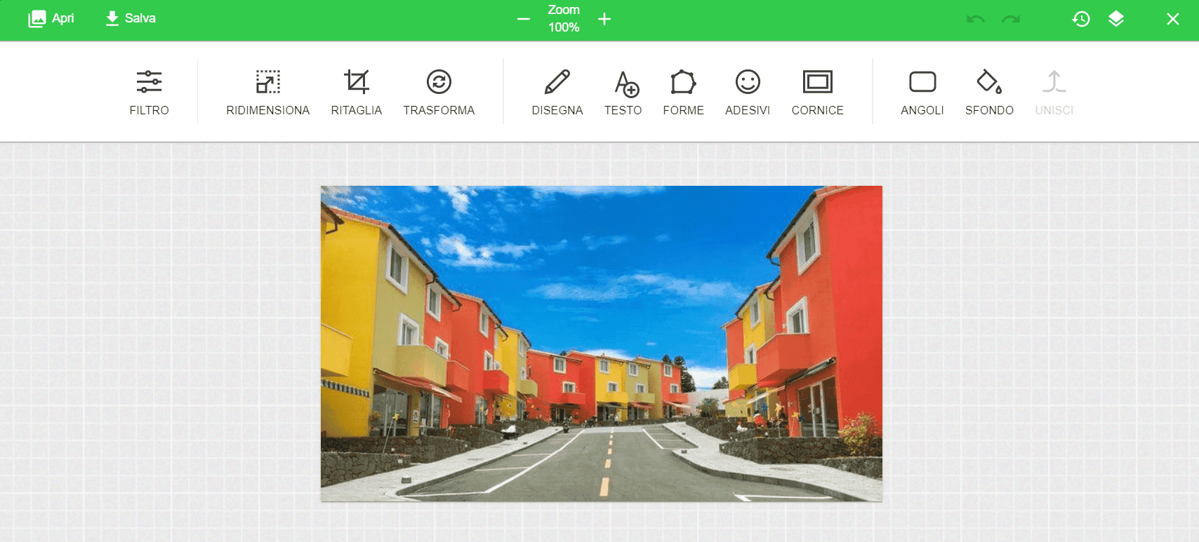 Modifica le Immagini nell'Editor Modifica le Immagini nell'Editor