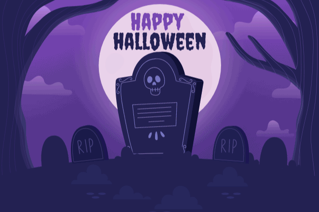 GIF Animate in un' Email di Halloween GIF Animate in un' Email di Halloween