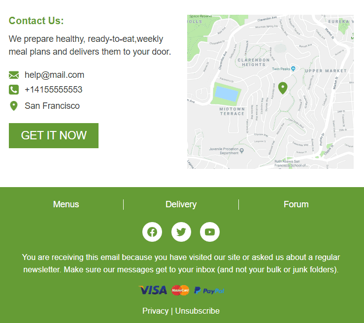 Plantilla de Correo Electrónico de Confirmación con Información de Contacto Plantilla de Correo Electrónico de Confirmación con Información de Contacto