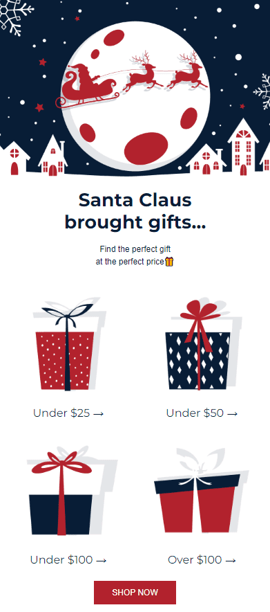 Modelli di Email di Natale per Attirare i Clienti Modelli di Email di Natale per Attirare i Clienti