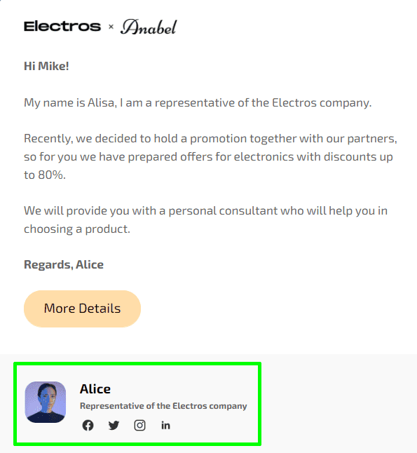 Підпис листа торгового представника під час холодного аутрічу Підпис листа торгового представника під час холодного аутрічу