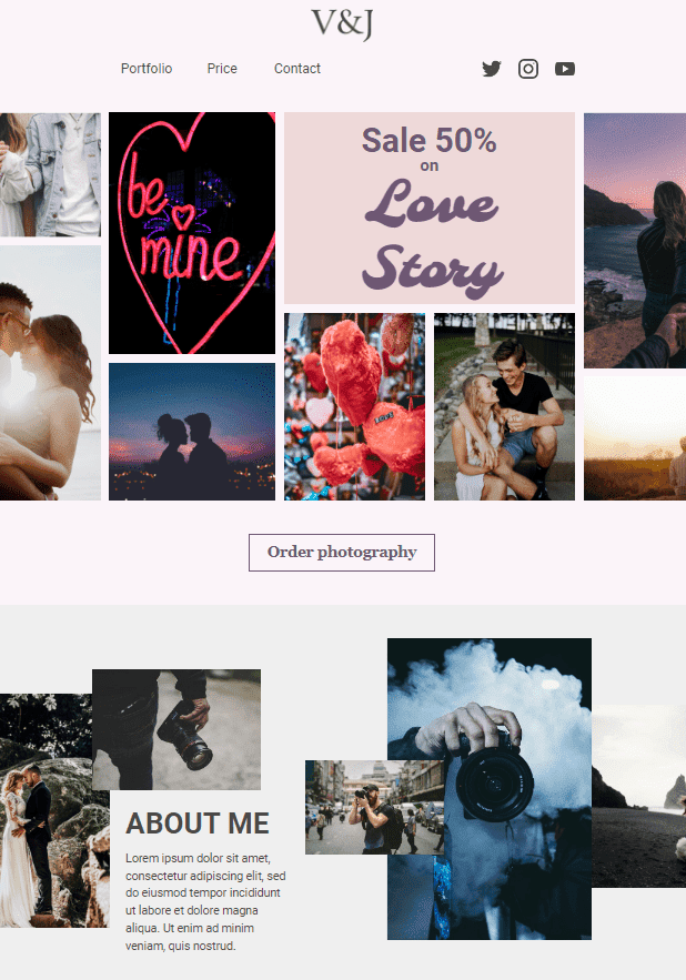 Zeichnen Sie Ihre E-Mail mit ungewöhnlichen Angeboten aus