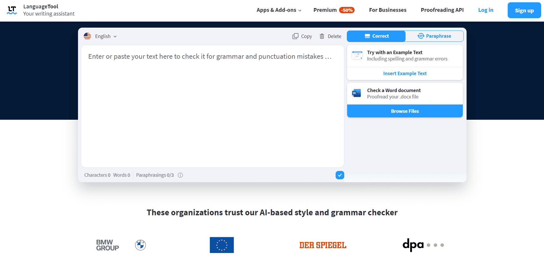 Софт для email-маркетингу LanguageTool