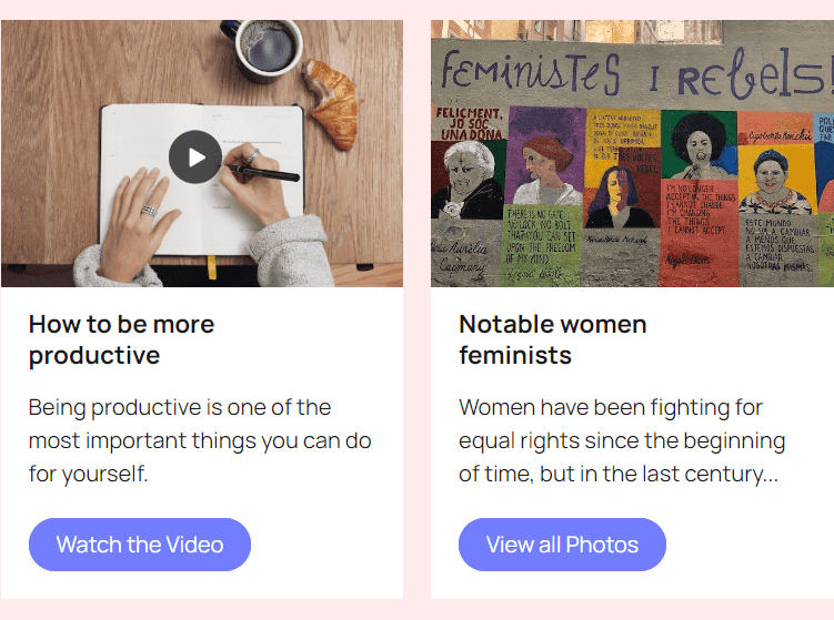 Email-дайджест із важливим посланням на підтримку сильних жінок Email-дайджест із важливим посланням на підтримку сильних жінок