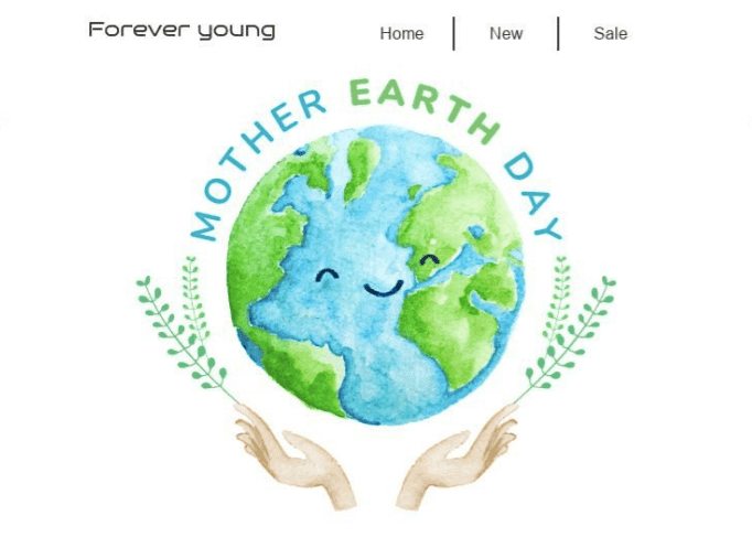 Шаблони листів до Дня Землі з великими яскравими банерами Шаблони листів до Дня Землі з великими яскравими банерами