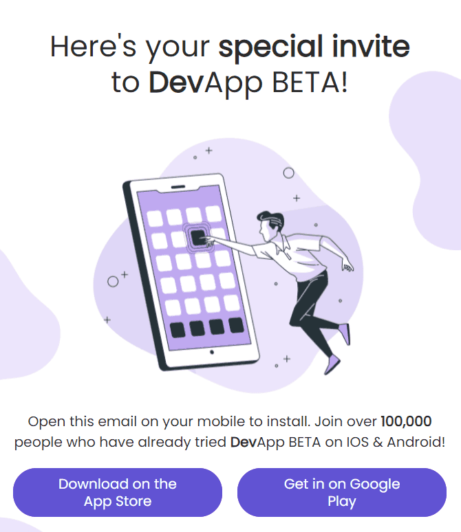 Шаблон письма для маркетинга для мобильных устройств Шаблон письма для маркетинга для мобильных устройств