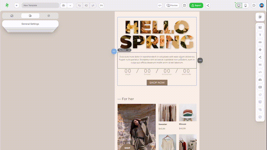 Modular email design as the only trend aimed at marketers, not subcribers