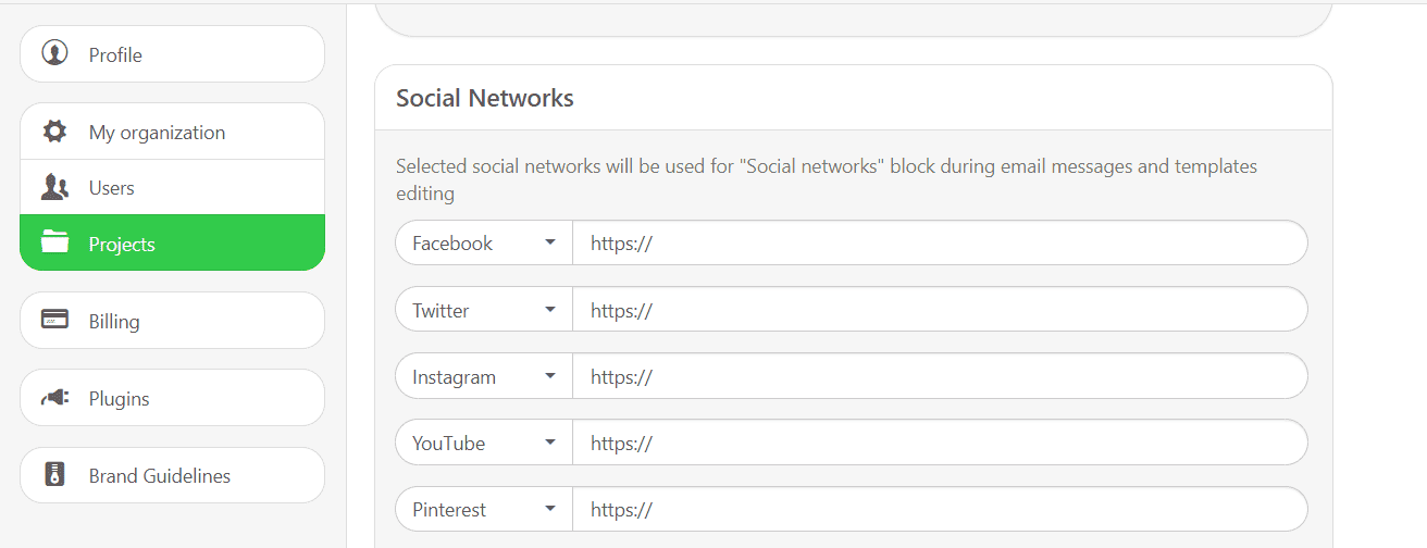 Stripo _ Social Media Links for Your Campaigns Stripo _ Social Media Links for Your Campaigns