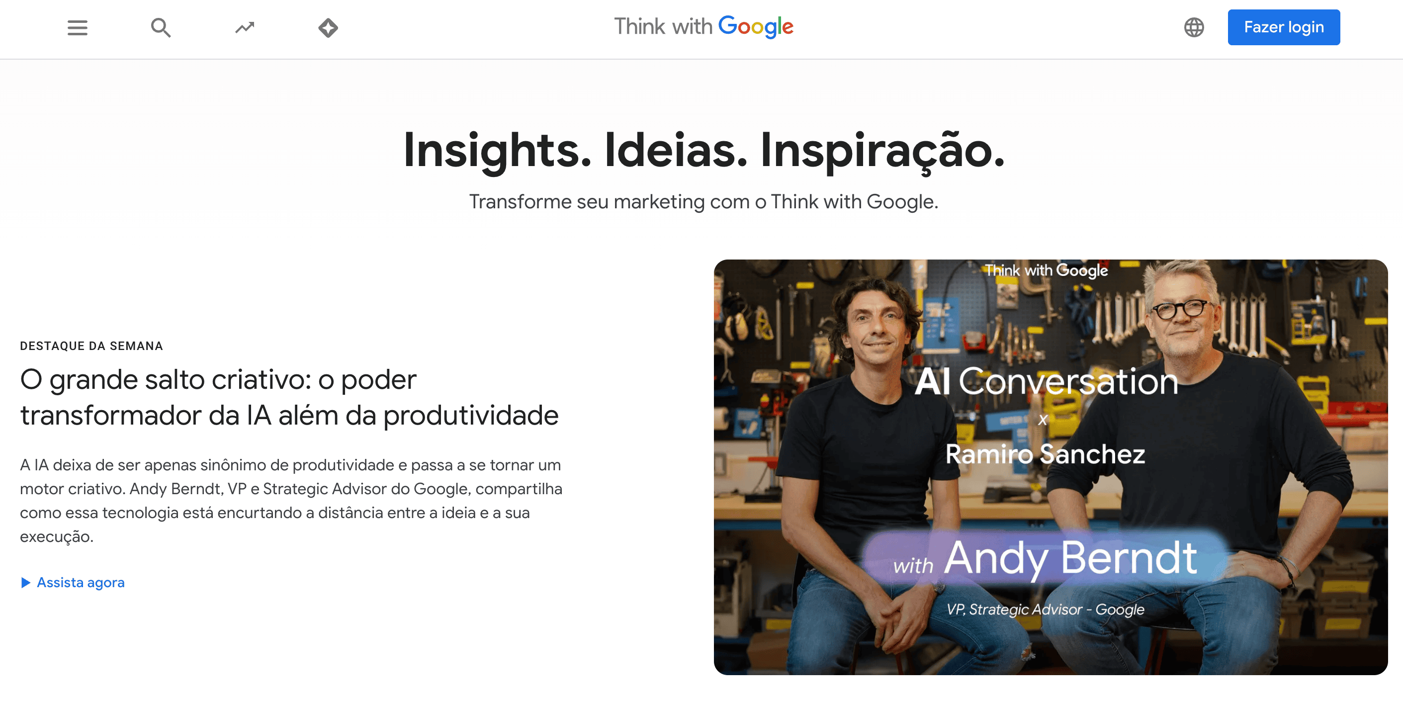 Google blog for Brazil