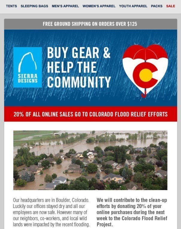 Приклад того, як можна апелювати до емоцій у кампанії до Чорної п'ятниці Приклад того, як можна апелювати до емоцій у кампанії до Чорної п'ятниці