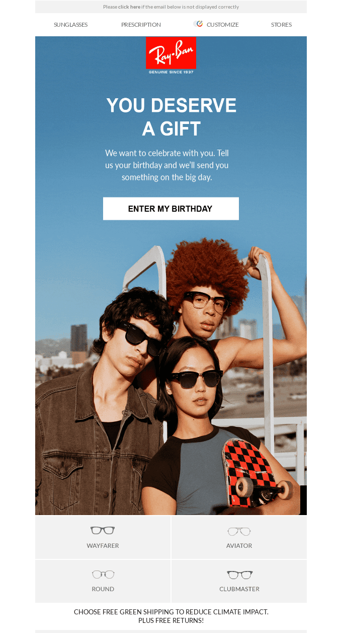 Ejemplo de mensaje de feliz cumpleaños
