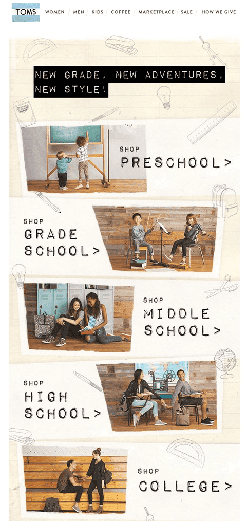 Back to School Season _ Verwenden Sie das Schulthema in E-Mails Back to School Season _ Verwenden Sie das Schulthema in E-Mails