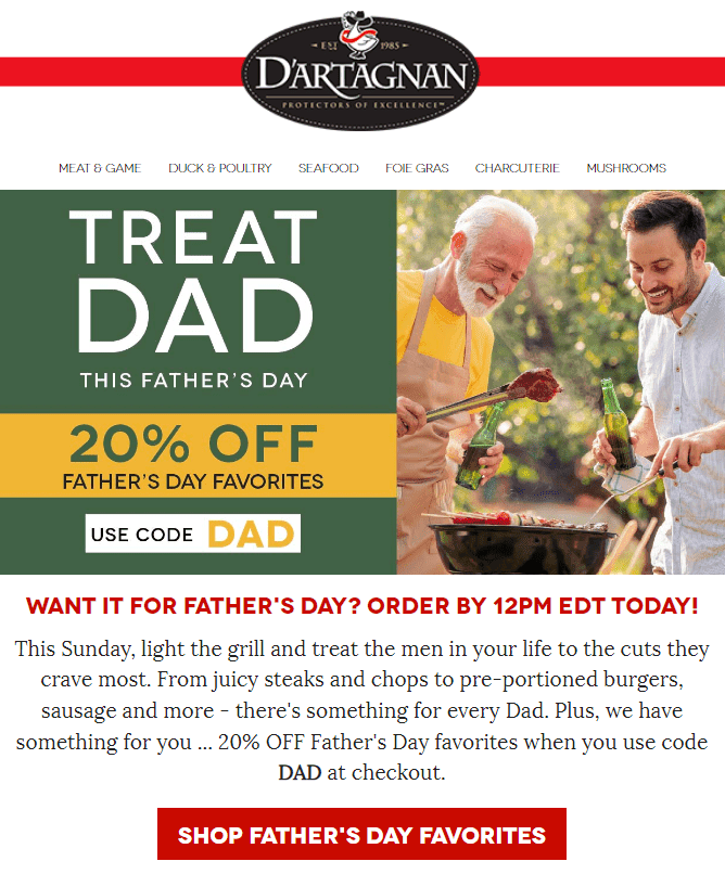 Father's Day pictures _ Email example