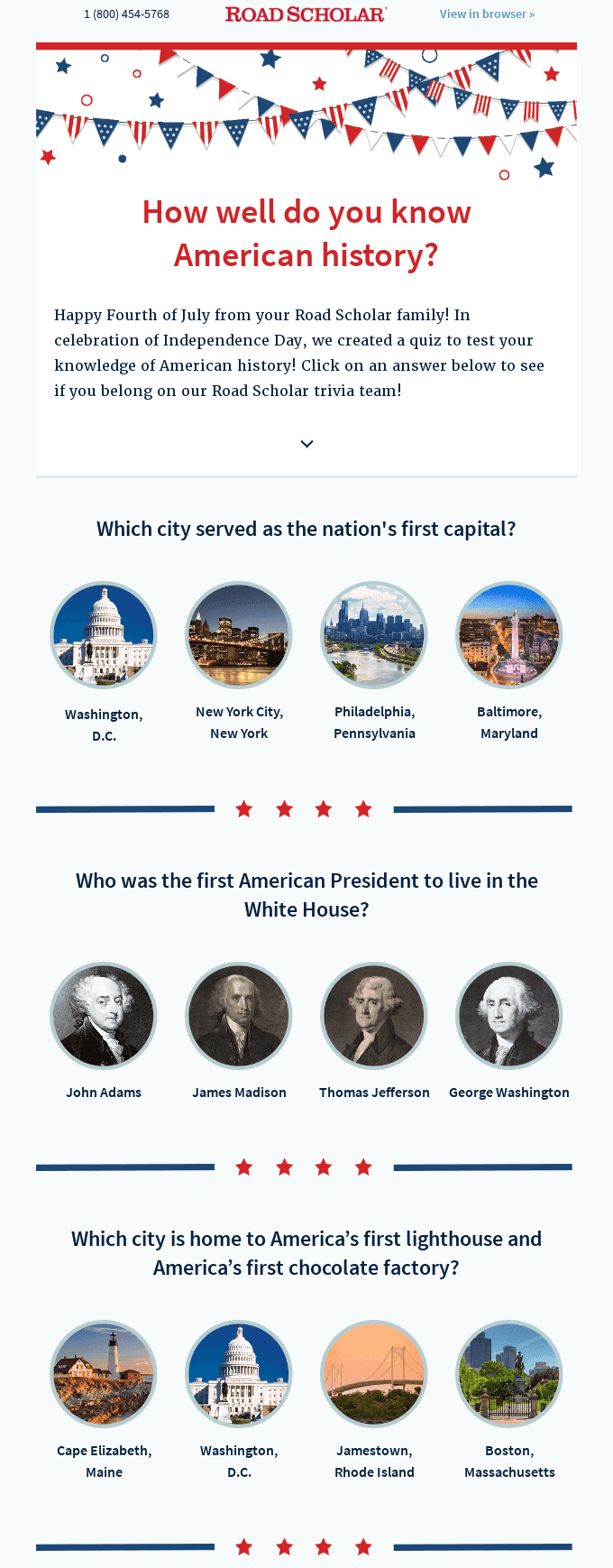 4th of July _ Email example quiz
