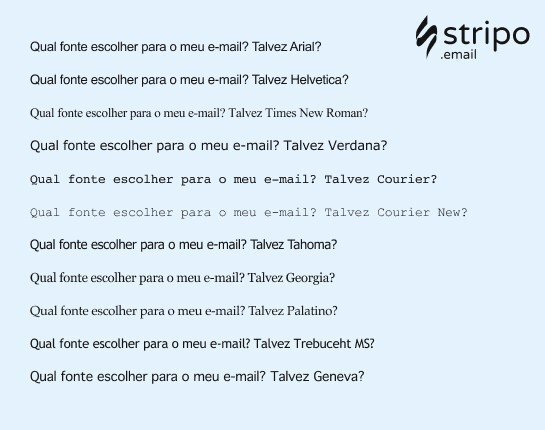 Melhores fontes de e-mail: Dicas e truques de uso — Stripo.email