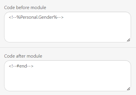 Working on the Code for the Display Conditions