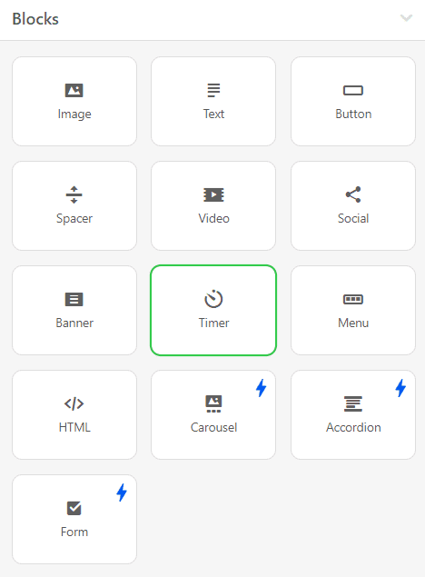 Block Timer_Dynamic Content