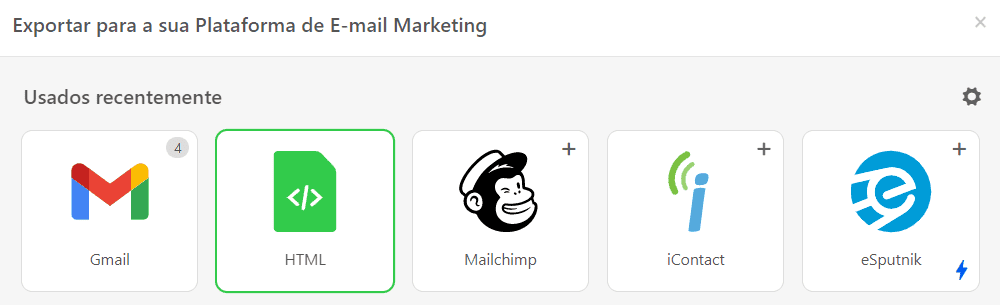 Baixando e-mails como arquivos HTML