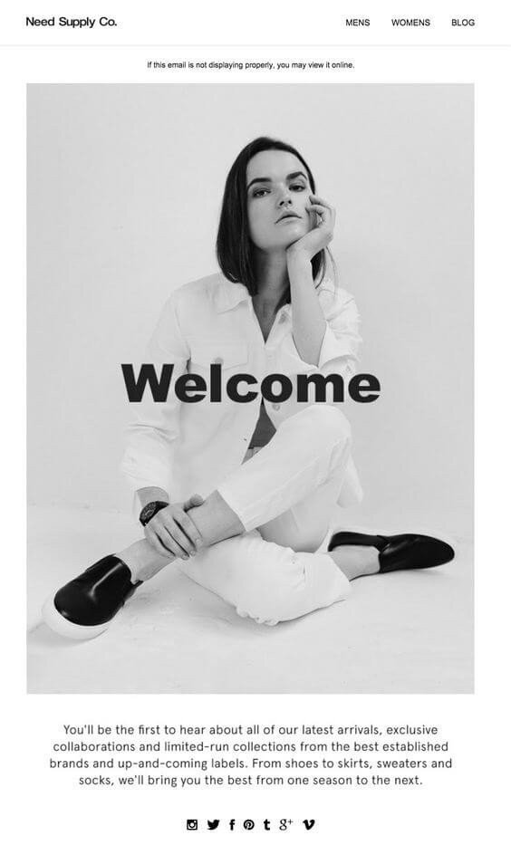 White Character Using Email 10 Great Examples of Black and White Emails — Stripo.email