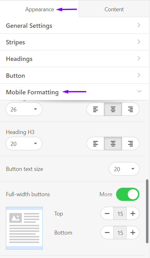 Responsive Email Messaging for Mobile Devices