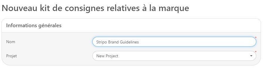 Nouveau kit de consignes relatives a la marque Nouveau kit de consignes relatives a la marque