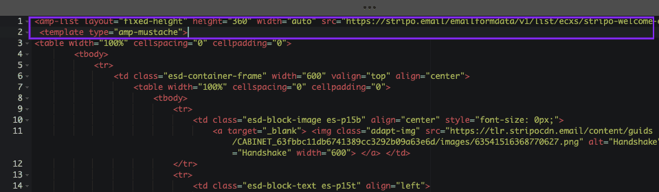 AMP-Code einfügen