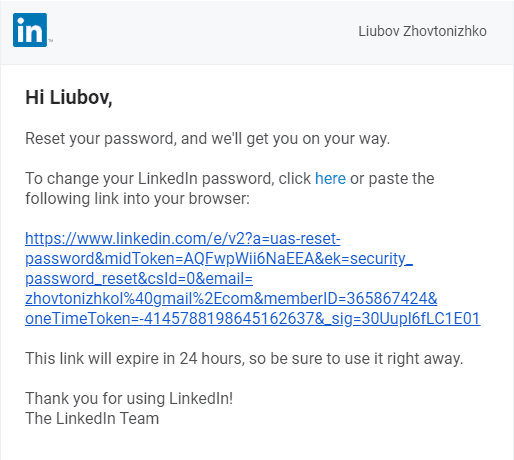 Correos Electrónicos de Restablecimiento de Contraseña con Fecha de Caducidad Correos Electrónicos de Restablecimiento de Contraseña con Fecha de Caducidad