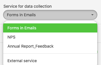 Обрати Data Service