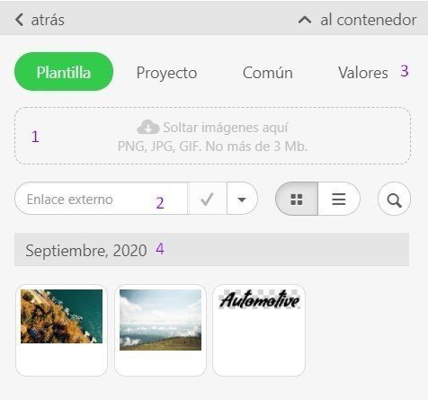 Plantilla steps