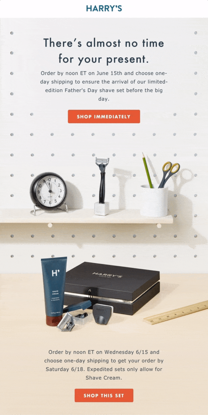 Elementos animados en correos electrónicos GIF _ Ejemplo