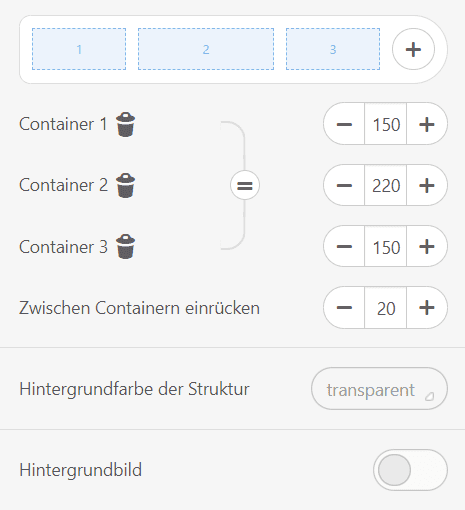 Aussehen des Kopfmenüs _ Stripo