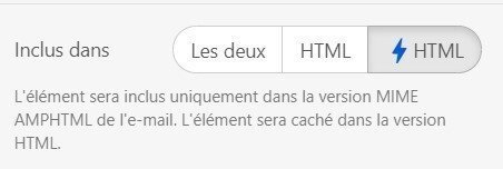 Inclus dans HTML AMP