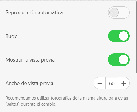 Trabajar en el diseño de carrusel de imágenes_Maneras de usar contenido AMP en correos electrónicos