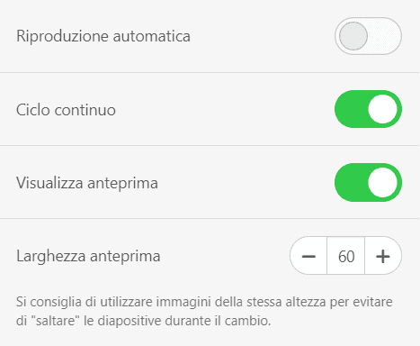 Lavorare sul design del carosello di immagini_Modi per utilizzare i contenuti AMP nelle e-mail