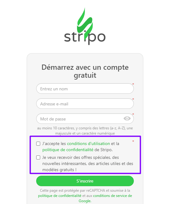 Collecte de données sur les clients pour le marketing par e-mail_Formulaire d'inscription Collecte de données sur les clients pour le marketing par e-mail_Formulaire d'inscription