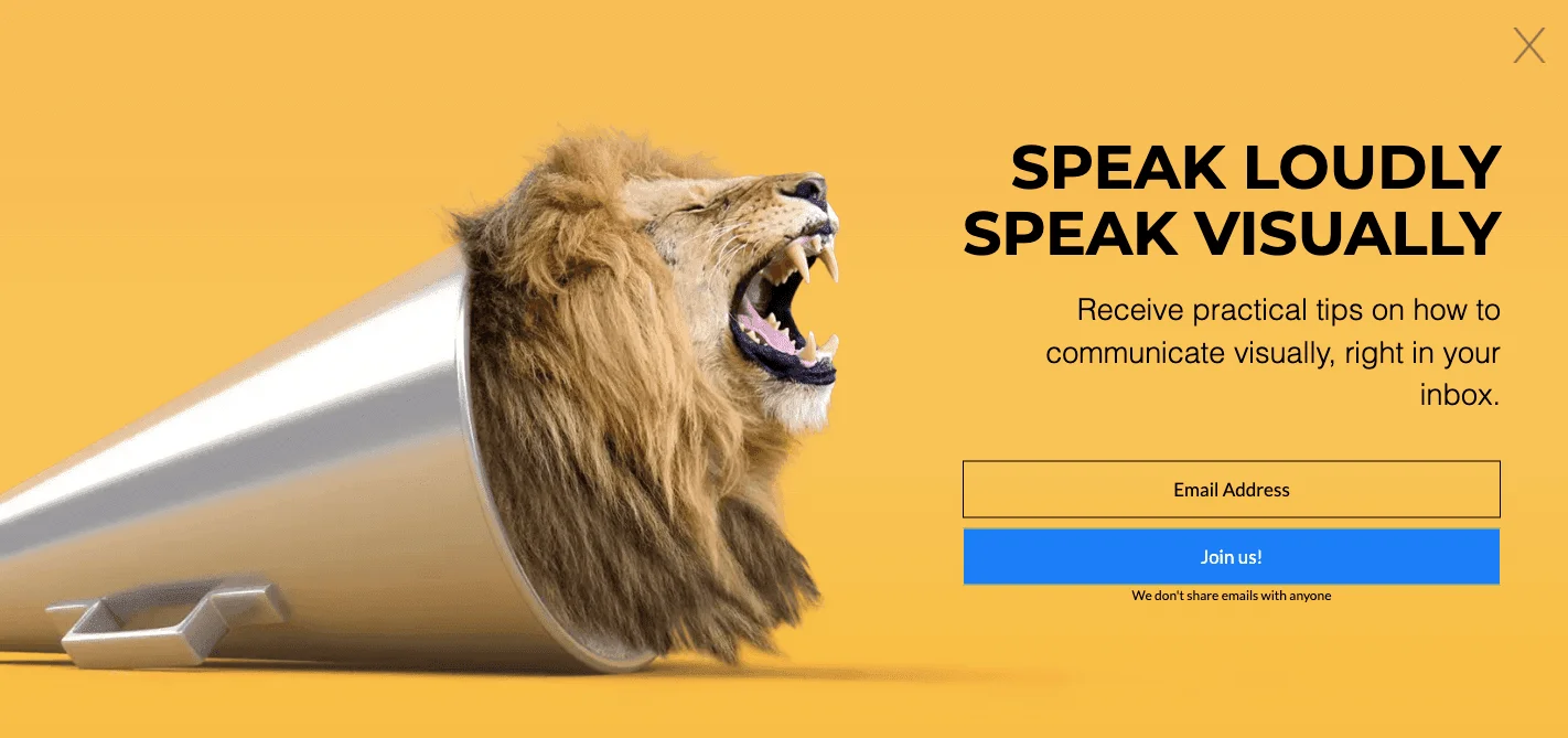 Пример полноэкранных попапов для сбора email-адресов Пример полноэкранных попапов для сбора email-адресов