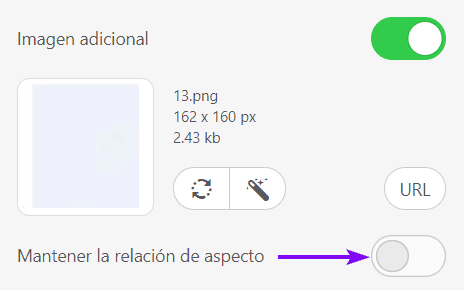 Desactivar la Opción de Mantener Relación de Aspecto