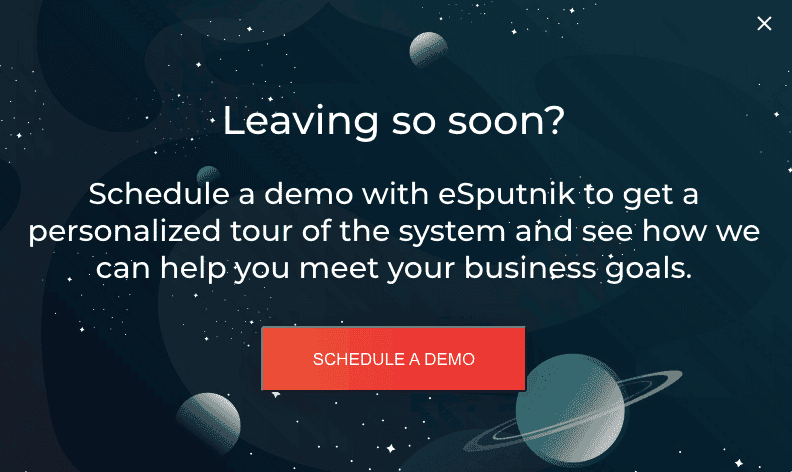 Попап для намерения покидания страницы _ eSputnik Попап для намерения покидания страницы _ eSputnik