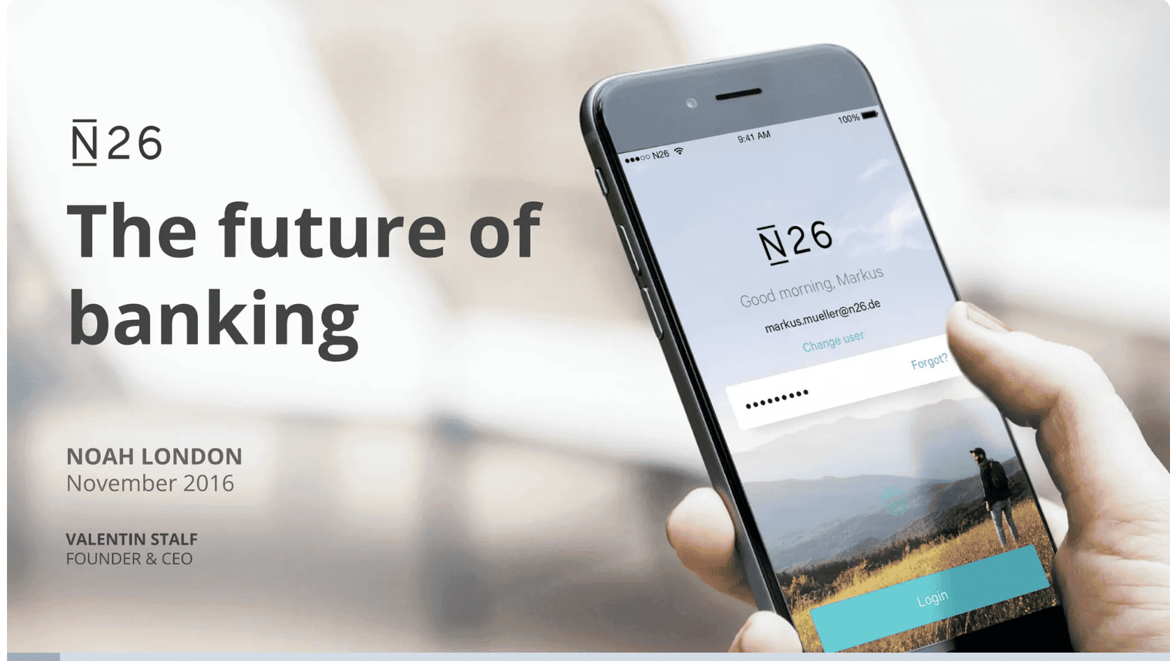 Beispiel für eine überzeugende Präsentation in der Fintech-Branche