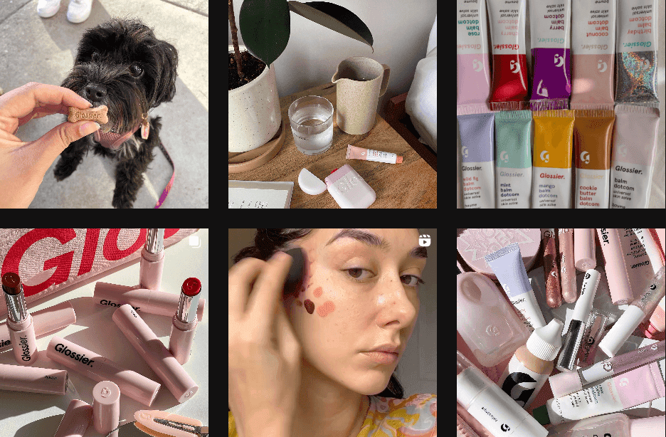 Valori del marchio Glossier