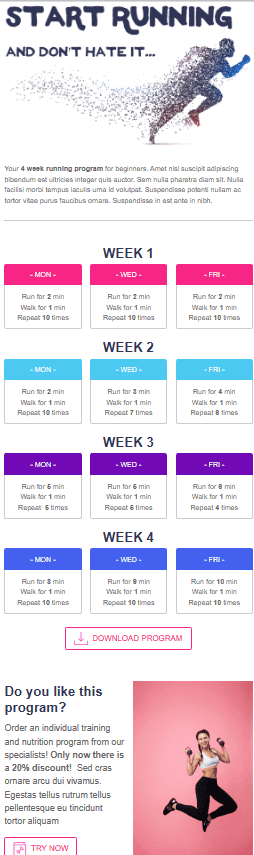 Excelente exemplo de sequência de e-mail de Lead Magnet