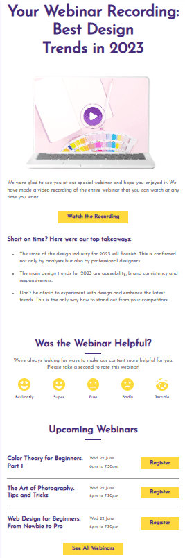 Template de e-mail de acompanhamento para sua empresa