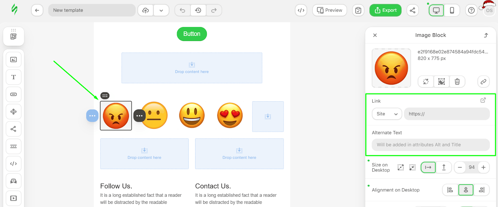 How to create a survey with images or icons