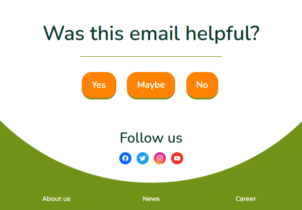 A survey to check the quality of the email