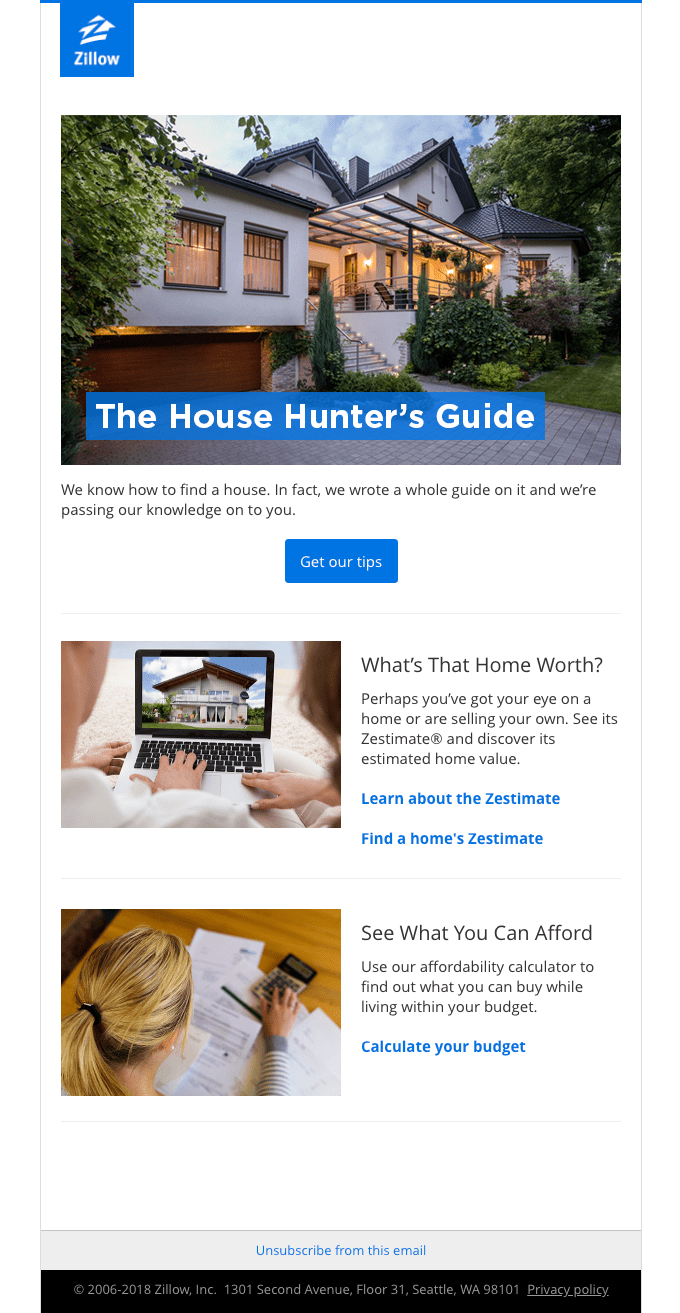 Educational Email for Real Estate Industry